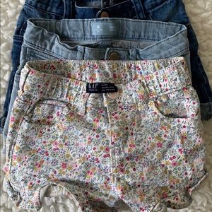 Gap kids & Old Navy denim shorts size 4-5 bundle